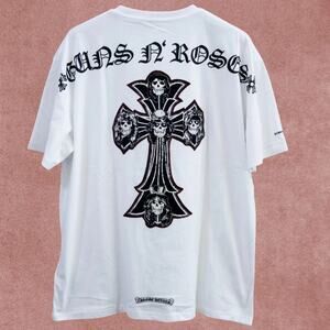 Chrome Hearts Women's White Short Sleeve